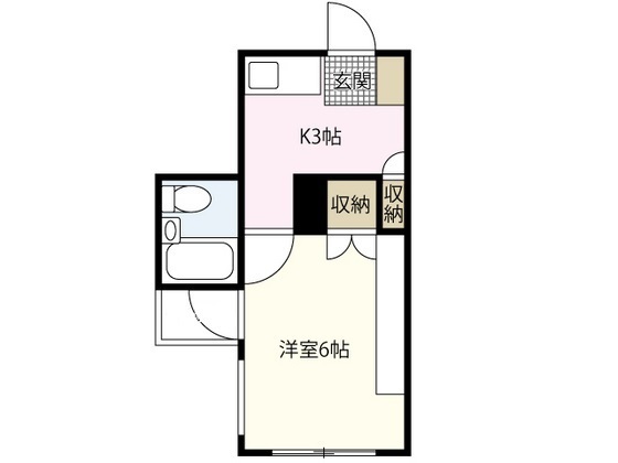 広島市中区舟入南のマンションの間取り