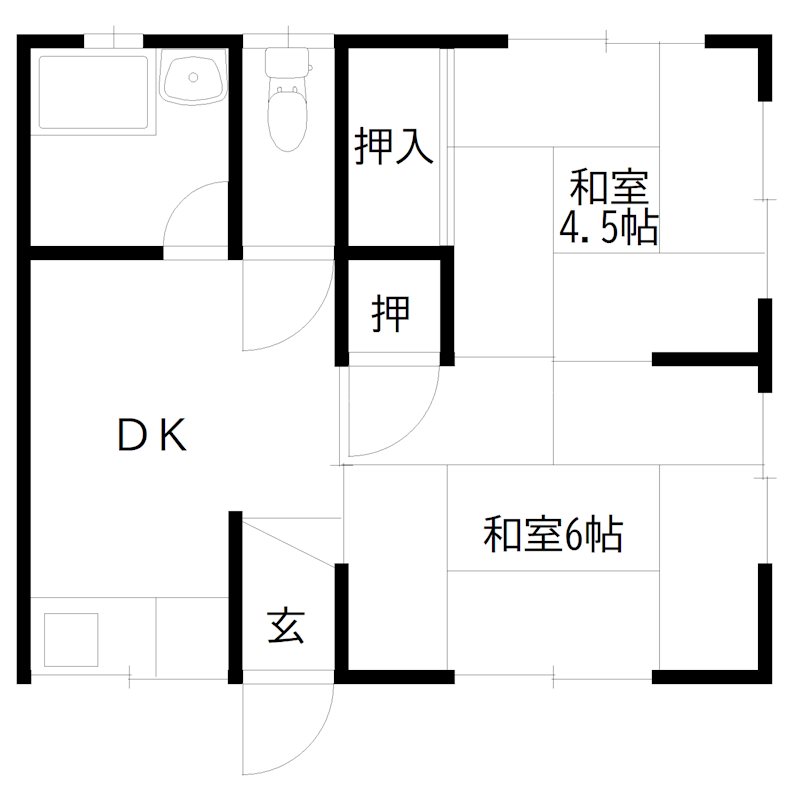 みどり荘の間取り