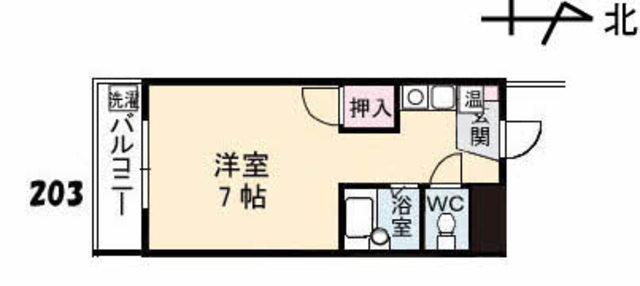 高松市扇町のマンションの間取り