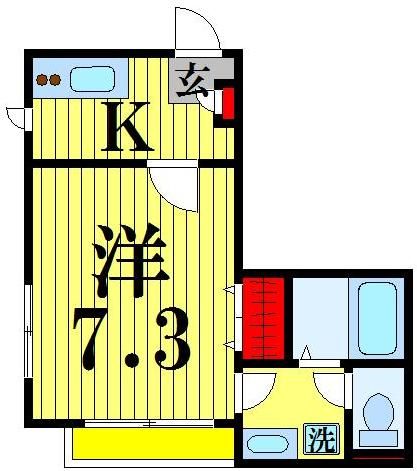 【足立区梅田のマンションの間取り】