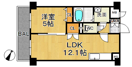 ＡＳプレミアム関屋金衛町の間取り