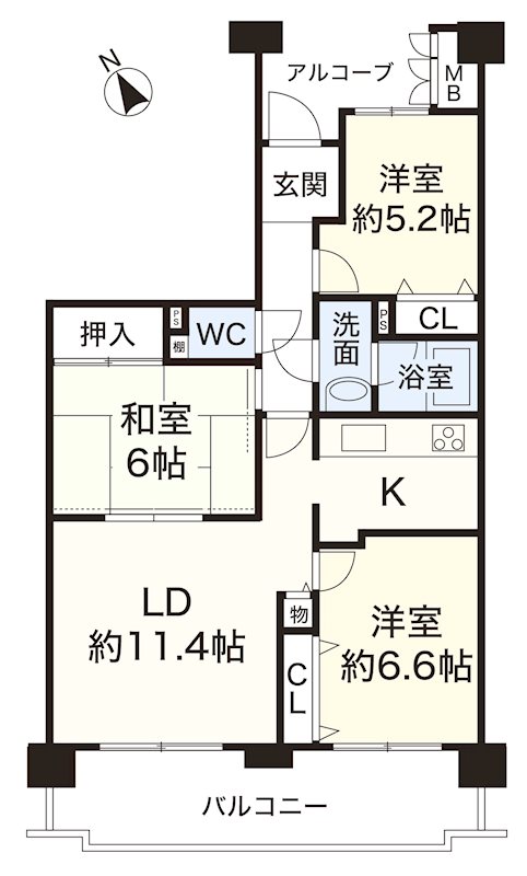 イーストスクエアII番館II番館の間取り