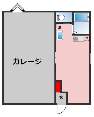 千葉市中央区仁戸名町のアパートの間取り