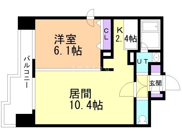 グランカーサ南９条の間取り