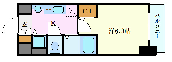 プレサンス金山グリーンパークスの間取り