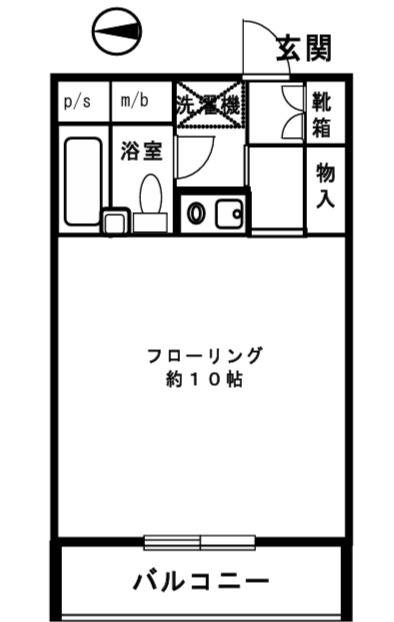 ジュネス神戸の間取り写真