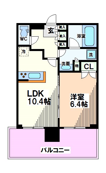 国分寺市本町のマンションの間取り