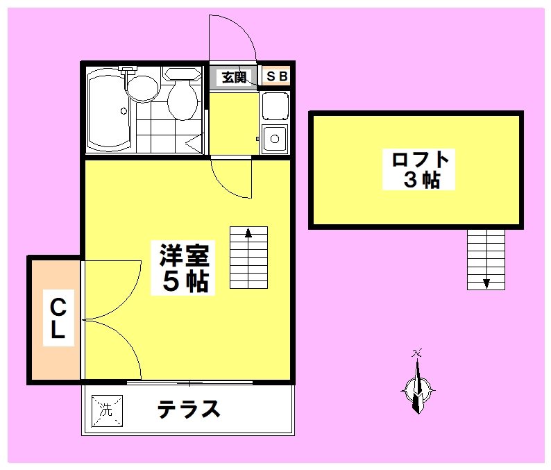 シティハイツ草加の間取り