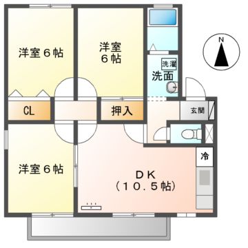 メゾンベール・コーヤの間取り