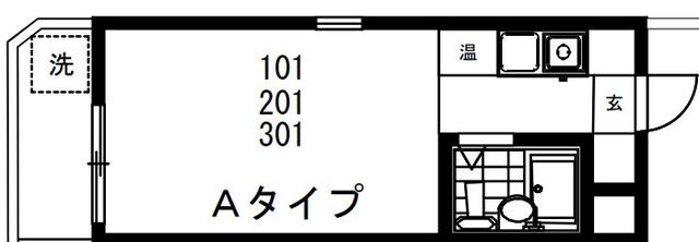 ベルエポック松木の間取り