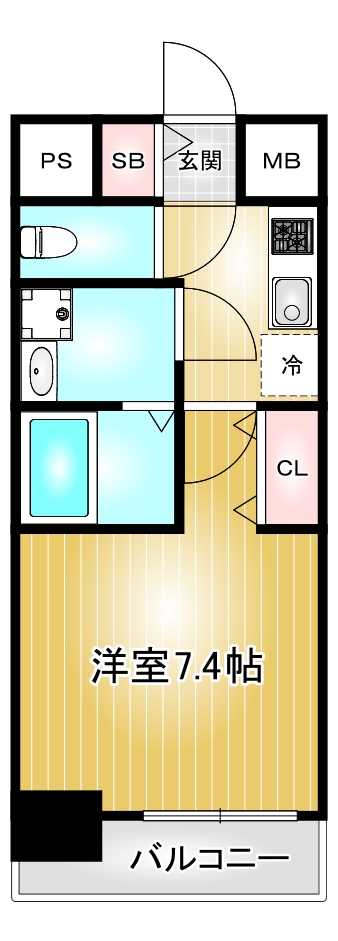 プレサンス名古屋STATIONエアロの間取り