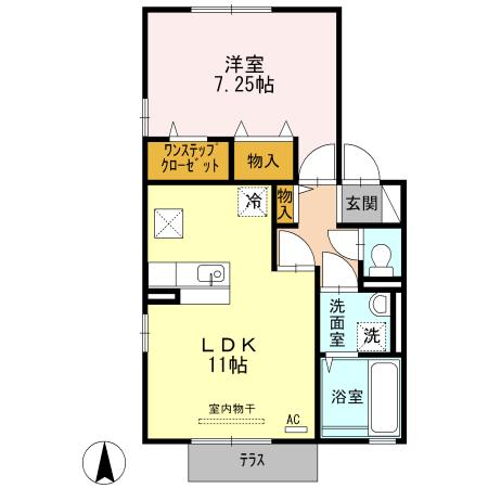 D-room杉町の間取り