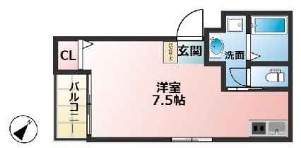 ワコーレヴィータ神戸上沢通サウスの間取り