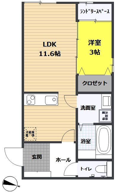 Mon　Reve（モン・レーヴ）の間取り