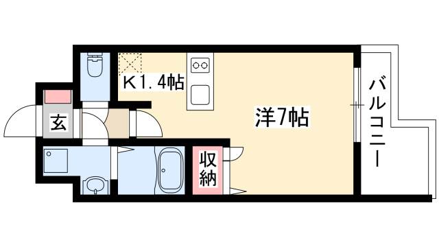 プレサンス鶴舞公園ウィズの間取り