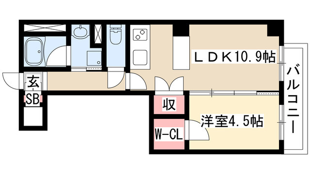 エステムプラザ名古屋丸の内の間取り