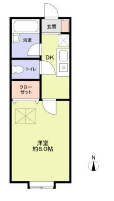 さいたま市北区宮原町のアパートの間取り