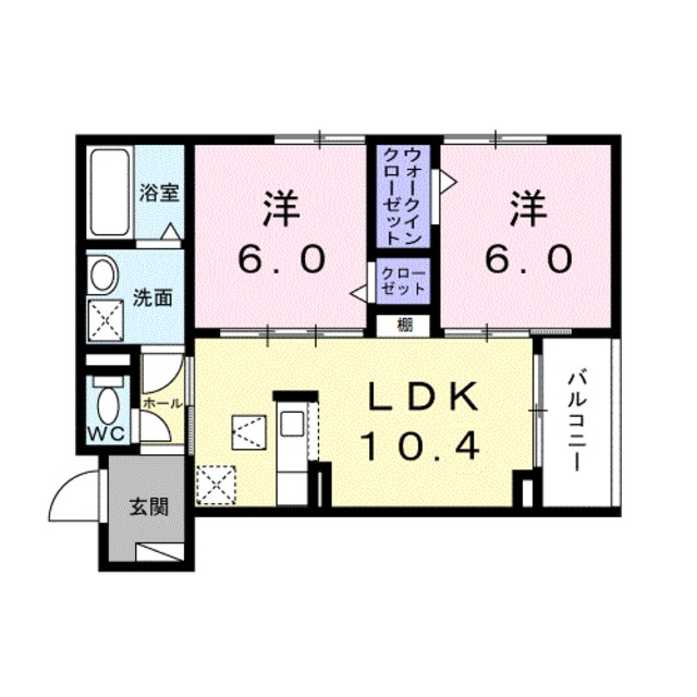 シェールの間取り