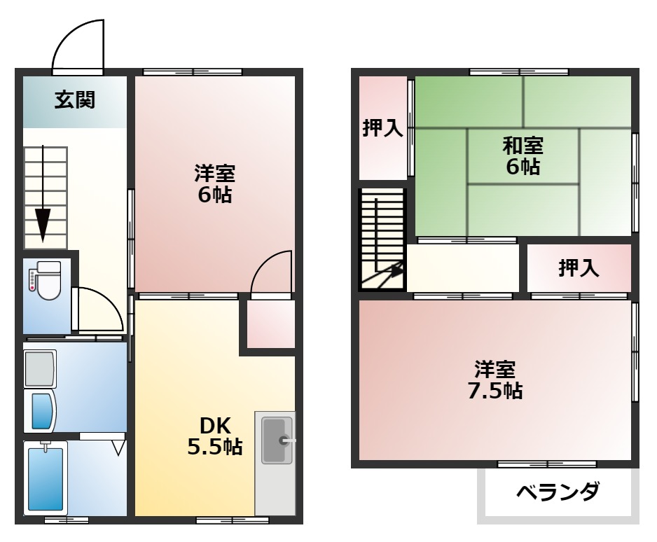 K1HOMESの間取り