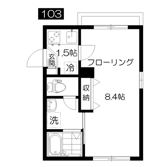 パークノースヴィラ西荻の間取り