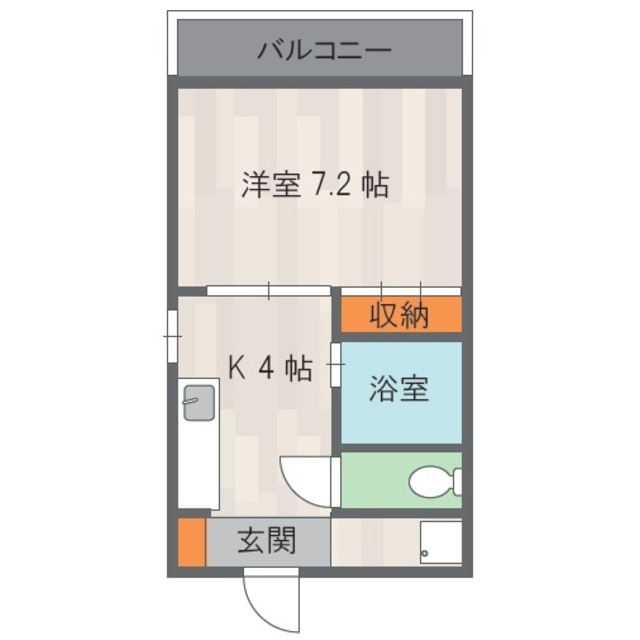 小鳥ハイツの間取り