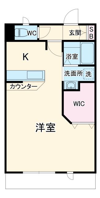 千葉県松戸市下矢切（アパート）の賃貸物件の間取り