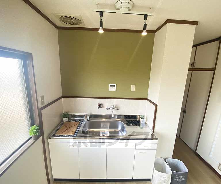 キッチン　ガスコンロ設置可