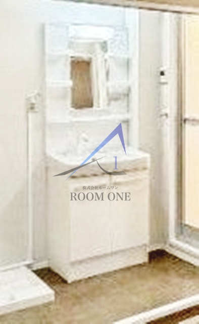 洗面設備　洗面台です。