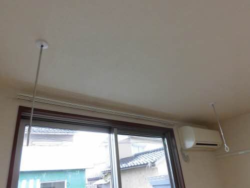 その他設備　エアコン・室内物干器