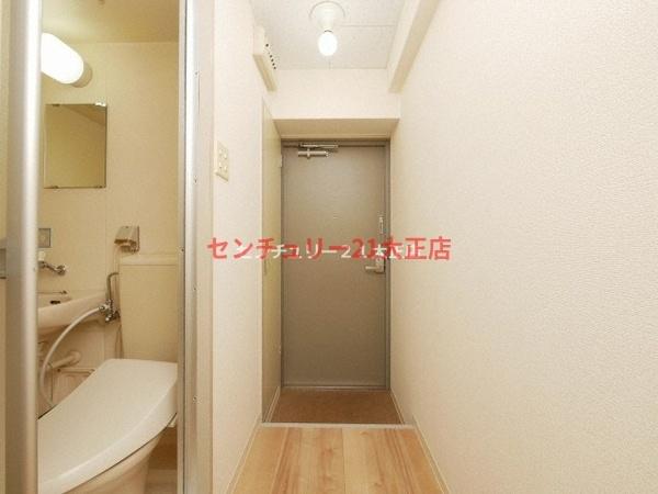 洗面設備　廊下部分