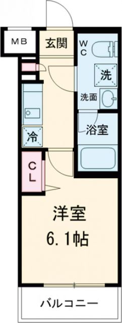 メインステージ立川IIIの間取り写真