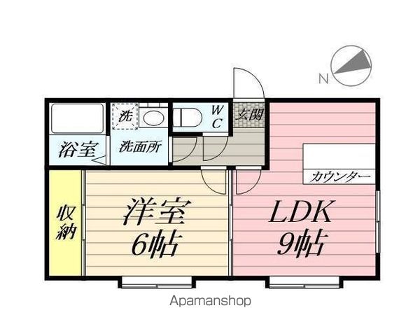 ＪＲ奥羽本線 十文字駅 徒歩12分 2階建 築24年の間取り写真