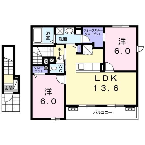 プレシャス 京 Aの間取り写真