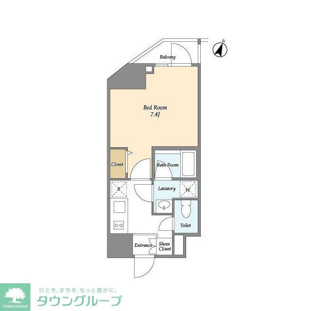 ディームス東新宿の間取り写真