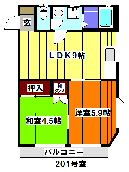 メゾン335の間取り