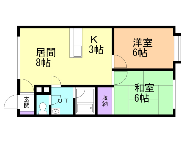 コーポリンの間取り