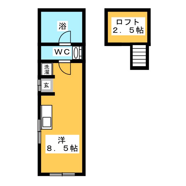 雁道ビルの間取り