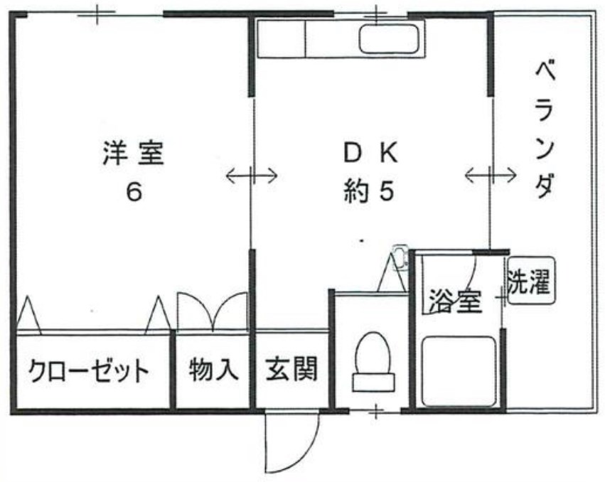 エール山崎の間取り