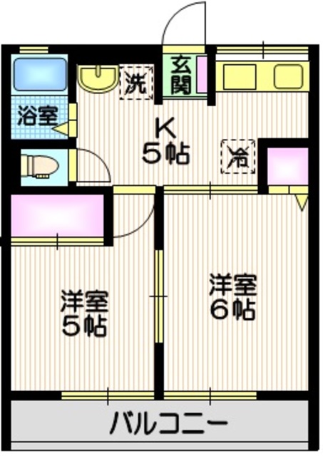 世田谷区深沢のアパートの間取り