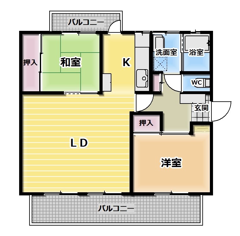 京都東山407棟４０7棟の間取り