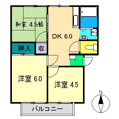 コーポごめんまちの間取り