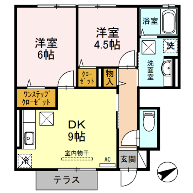 カーサセレーノの間取り