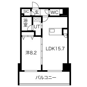 さくらHills NISHIKI Platinum Residenceの間取り