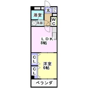 グリーンバレー境松の間取り