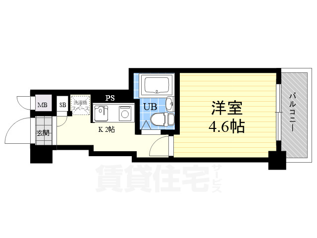 アルテハイム二条城の間取り