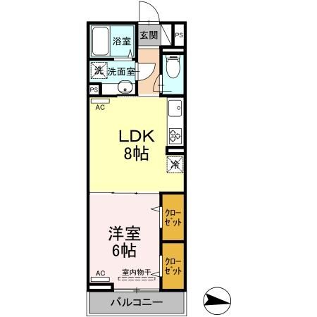 エクセリア上鷺宮Iの間取り