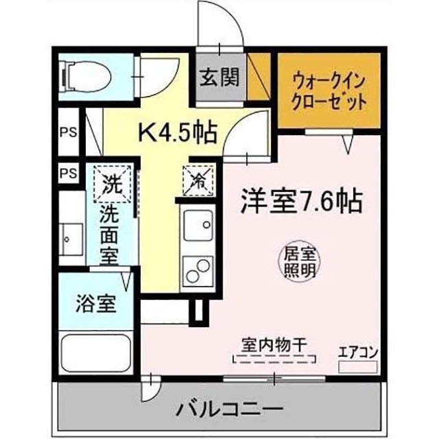 グランセレスタＢの間取り