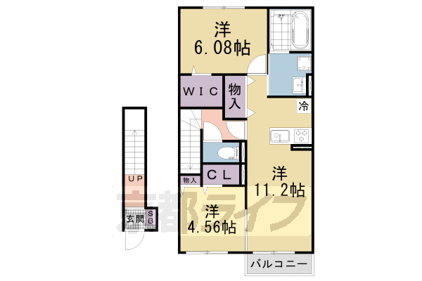 フラン瀬田の間取り