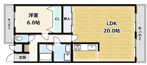 アノットハウスの間取り