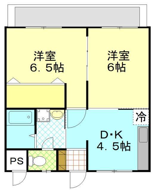 入間郡毛呂山町岩井東のアパートの間取り